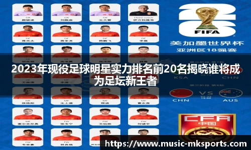 2023年现役足球明星实力排名前20名揭晓谁将成为足坛新王者