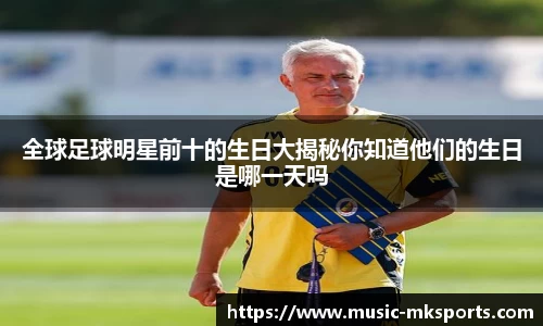 全球足球明星前十的生日大揭秘你知道他们的生日是哪一天吗